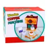 LEAN TOYS Conjunto de Máquina de Café de Madeira Pequeno Barista Taças Acessórios