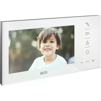 Monitor ACO GLASS-PRO-7 WH Familio COMO PRO 7 polegadas