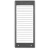 Painel de moradores iluminado ACO CDN-17N ST (W) (aprox. 17 entradas)