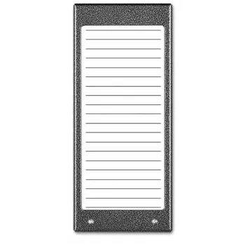 Painel de moradores iluminado ACO CDN-17N ST (W) (aprox. 17 entradas)