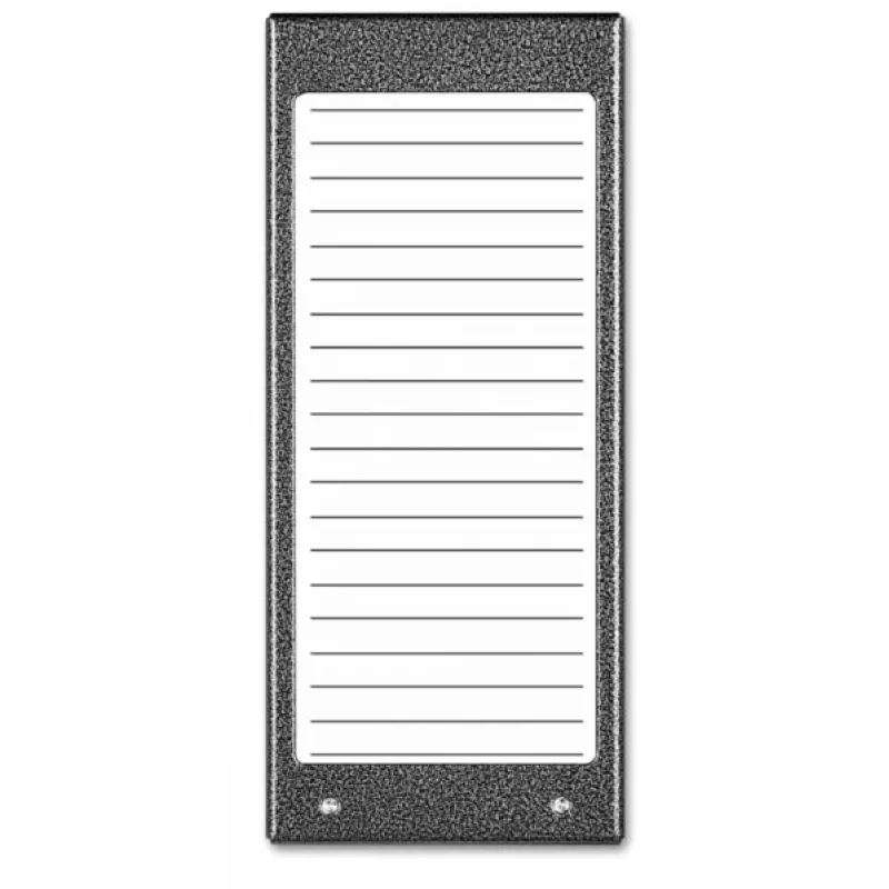 Painel de moradores iluminado ACO CDN-17N ST (W) (aprox. 17 entradas)