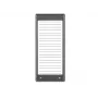 Painel de moradores iluminado ACO CDN-17N ST (W) (aprox. 17 entradas)