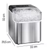 Extralink SmartLife Cube Ice Essential Máquina de Gelo 12kg/24h 2.2L Preto/Prata