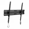 ART AR-95 suporte de parede fixo para TV para ecrãs de 55-100 polegadas, capacidade de carga 140 kg, VESA 900x600, perfil 33 mm, preto