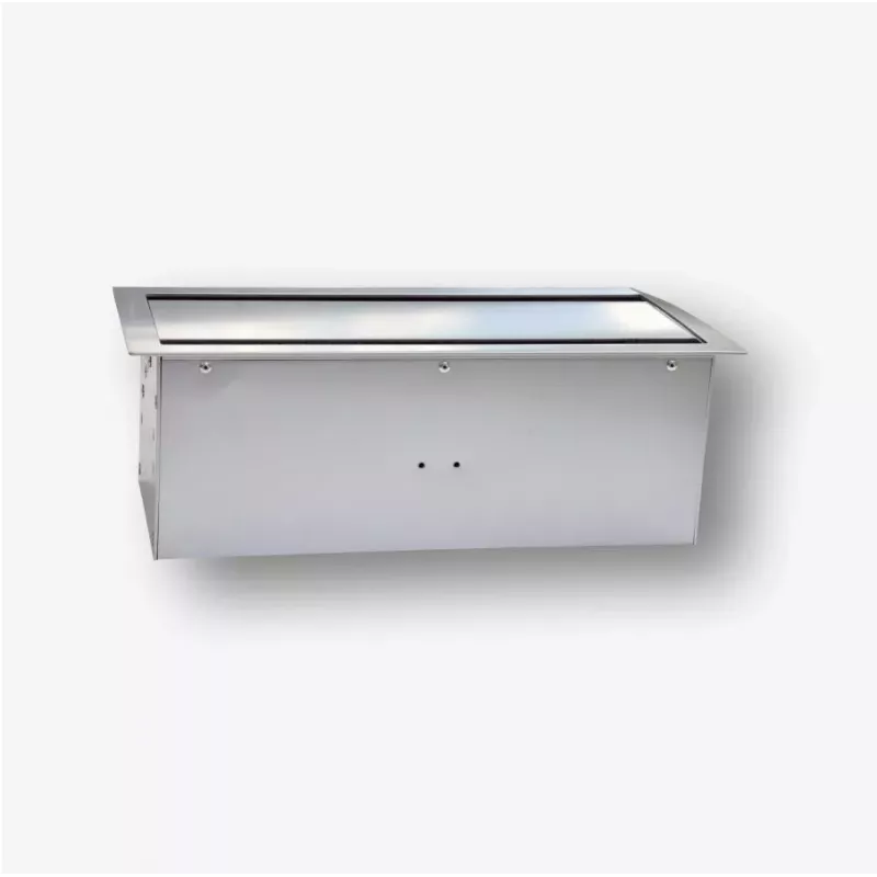 BACHMANN EM/FLB-HTD-STS333-S caixa de módulos para secretária 8 módulos prateado metálico