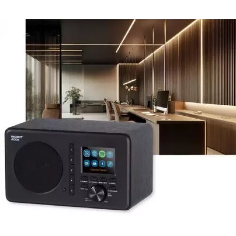 Ferguson Regent i200s rádio de internet com FM/DAB+/Spotify Connect, preto