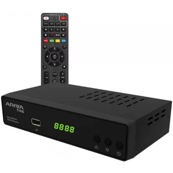 Ferguson Ariva T45 recetor de TV digital DVB-T2 HD com USB PVR
