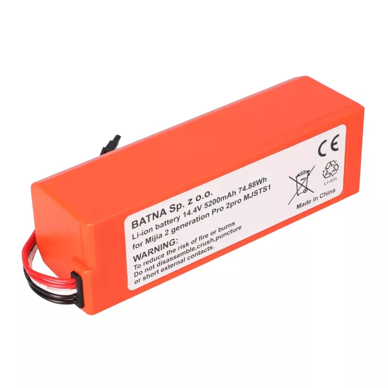 Extralink bateria de substituição para Xiaomi Mi Robot Vacuum-Mop P/Pro 2/2 Pro, 14,4V 5200mAh Li-Ion