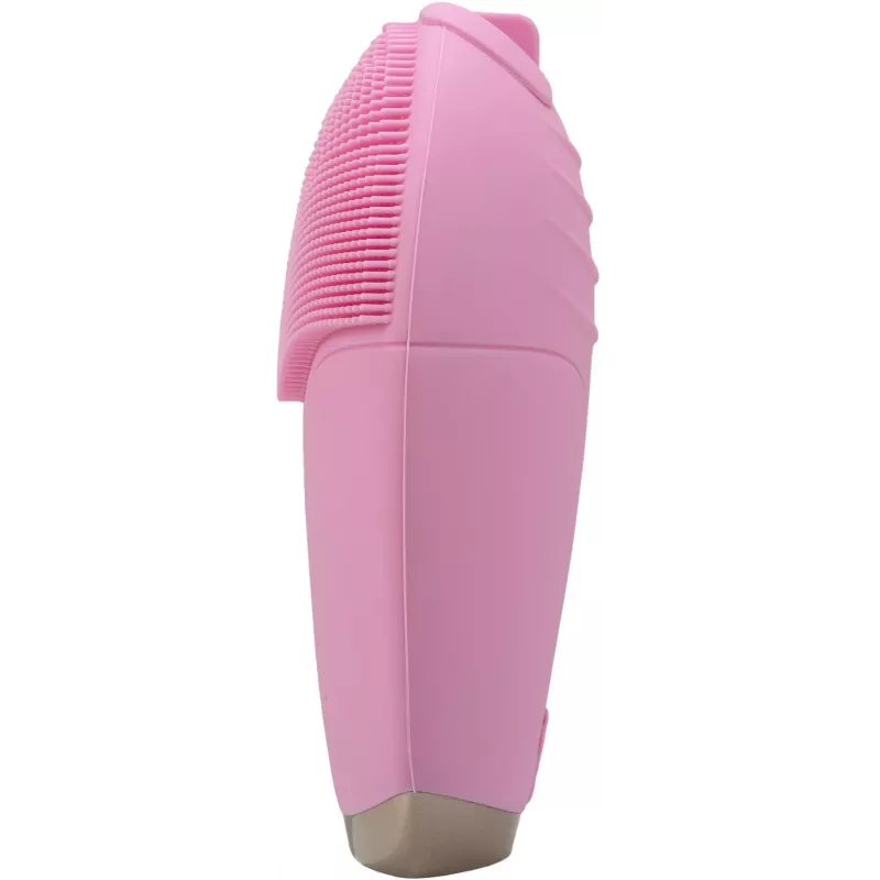Escova de limpeza facial sónica Humanas Aura Foam - rosa