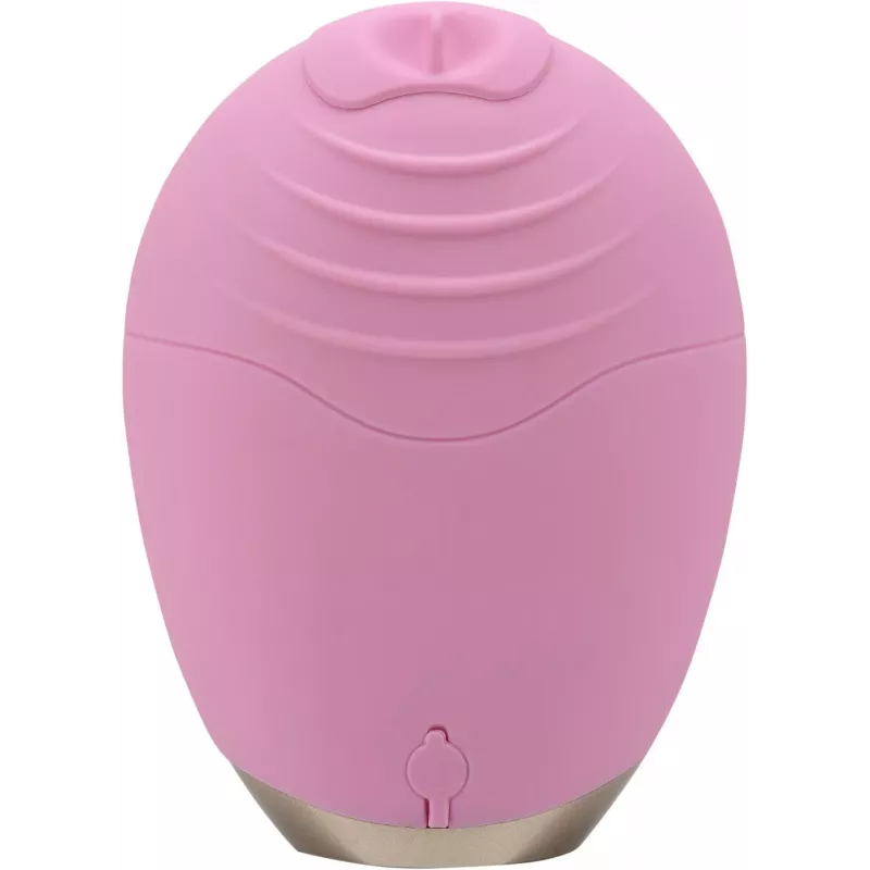 Escova de limpeza facial sónica Humanas Aura Foam - rosa