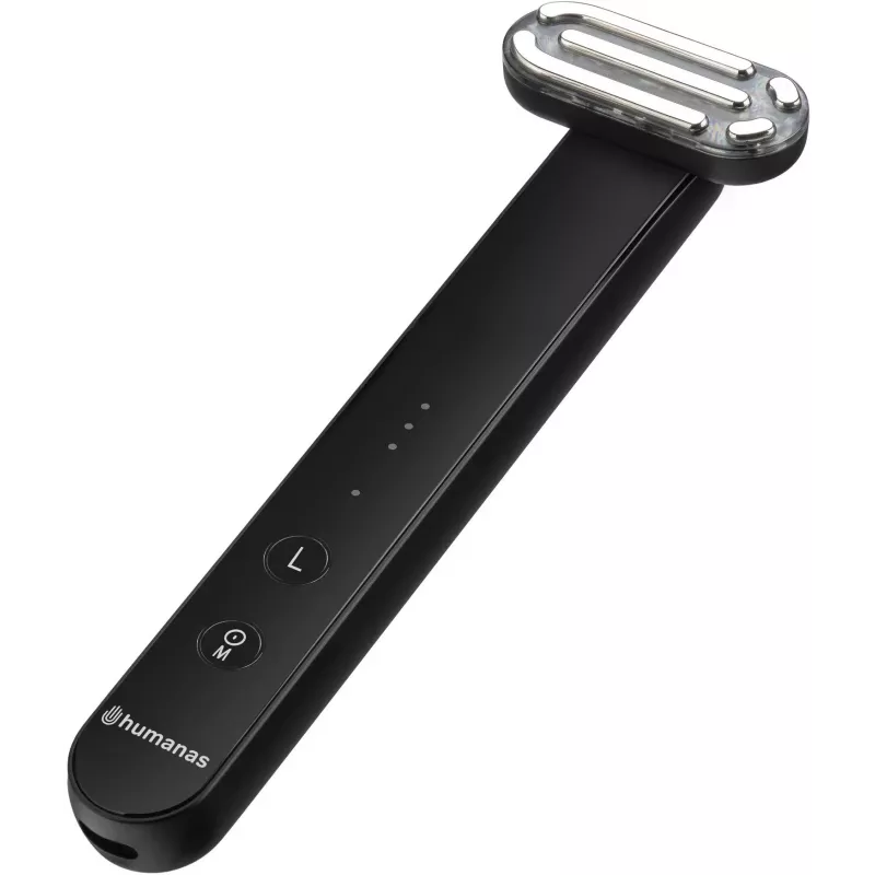 Massajador facial sónico de lifting Humanas Aurora HS4152 com EMS, preto