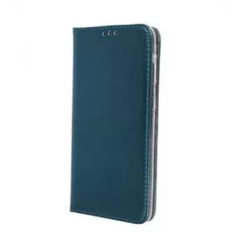 Capa tipo livro magnética inteligente iLike verde-escura para Samsung Galaxy A17
