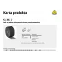 KINDERKRAFT ALOTEX B KL381J Rolo de lixa, P120, 150mm x 50m, castanho