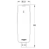 Interface Roger RUD-3-DES, leitor administrador