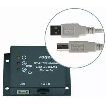 Interface USB ROGER UT-2 - cabo de programação para automatismos de portões