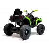 BDM0906 quad elétrico de montar com rodas insufláveis, luzes LED, MP3, preto