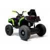 BDM0906 quad elétrico de montar com rodas insufláveis, luzes LED, MP3, preto