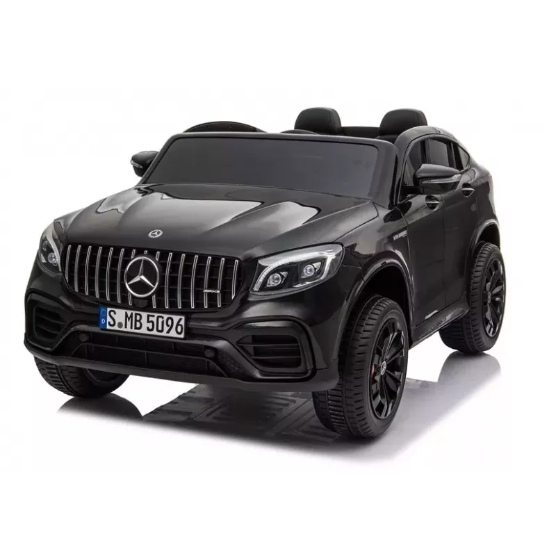 Carro elétrico para crianças LEAN CARS Mercedes GLC 63S QLS MP4 preto pintado