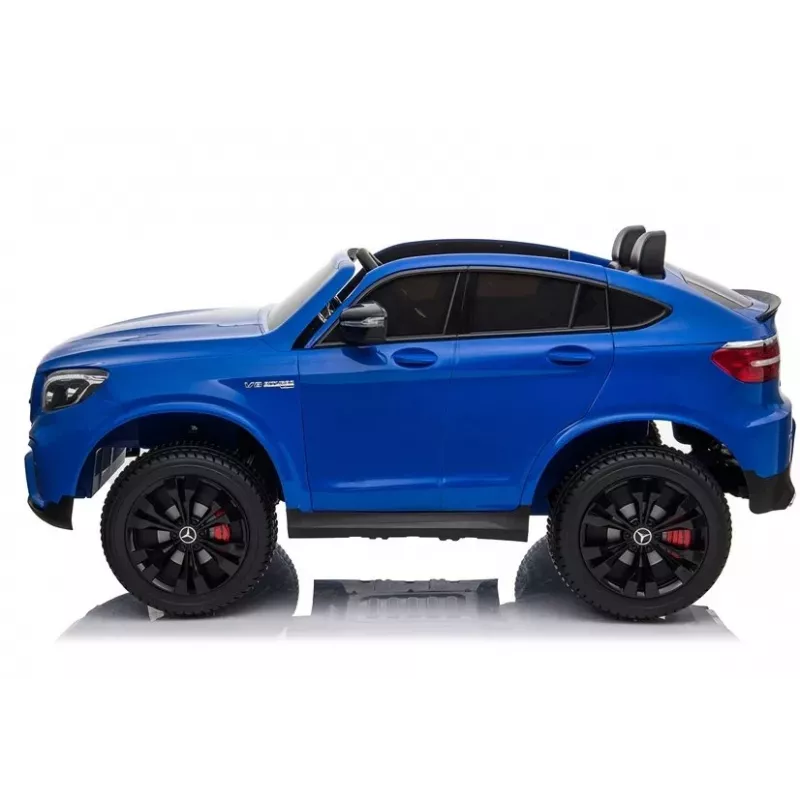 Carro elétrico para crianças LEAN CARS Mercedes GLC 63S QLS MP4 azul pintado
