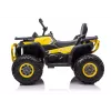 Quad elétrico para crianças QUAD LOCK XMX607 com luzes LED MP3 - amarelo