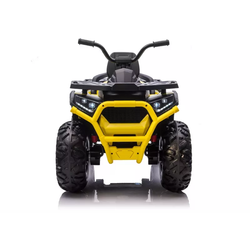 Quad elétrico para crianças QUAD LOCK XMX607 com luzes LED MP3 - amarelo