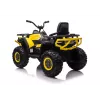 Quad elétrico para crianças QUAD LOCK XMX607 com luzes LED MP3 - amarelo