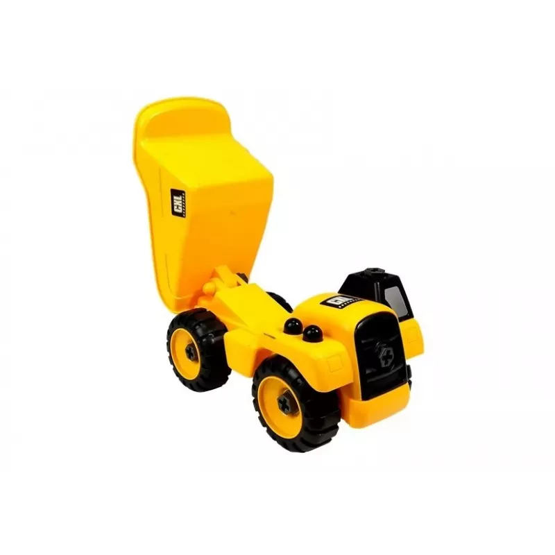 Conjunto de obras LEAN TOYS escavadora basculante grua