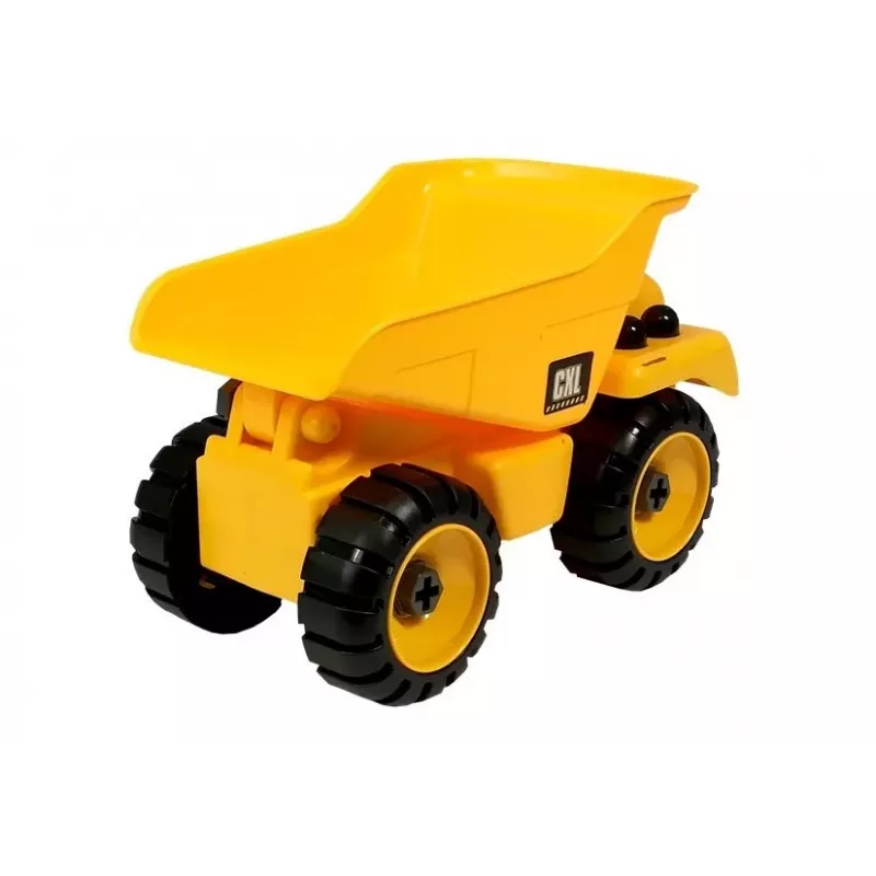 Conjunto de obras LEAN TOYS escavadora basculante grua