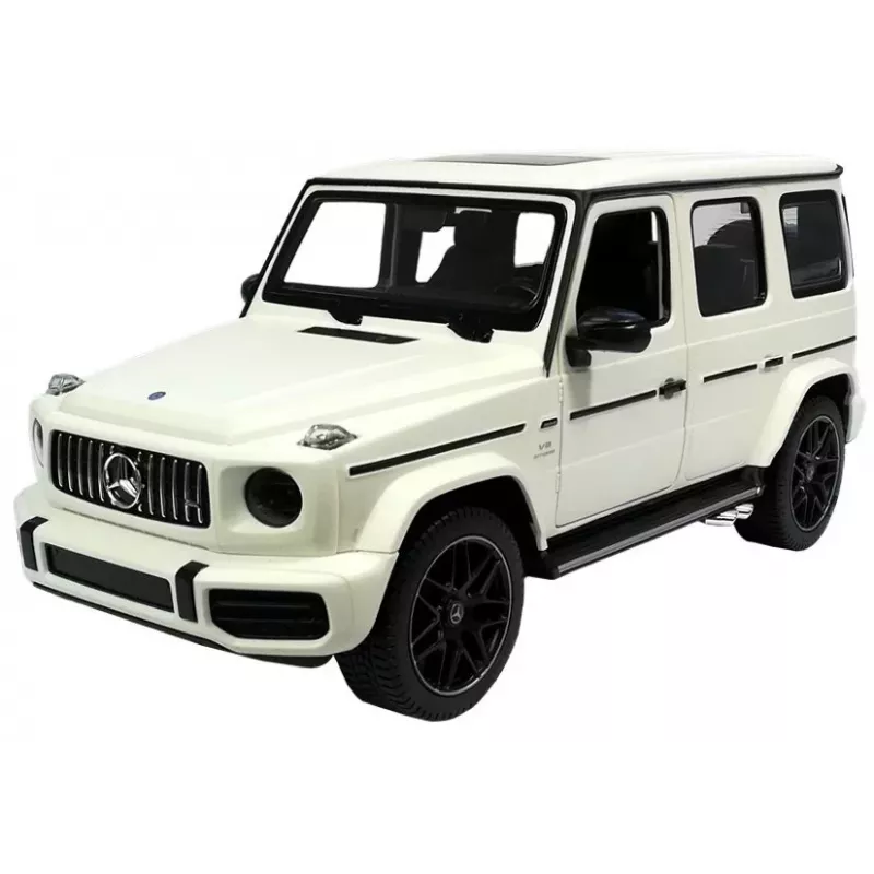 Carro todo-o-terreno telecomandado Mercedes G63 AMG Rastar R/C branco 1:14