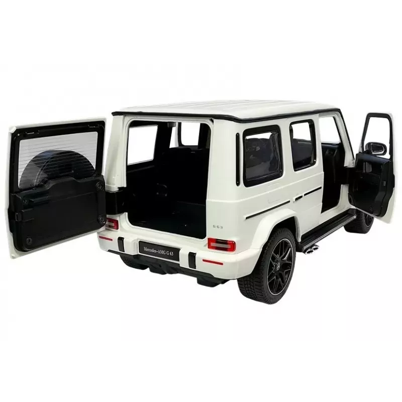 Carro todo-o-terreno telecomandado Mercedes G63 AMG Rastar R/C branco 1:14