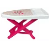 ROWE Conjunto de passar a ferro rosa com tábua de passar e cabides