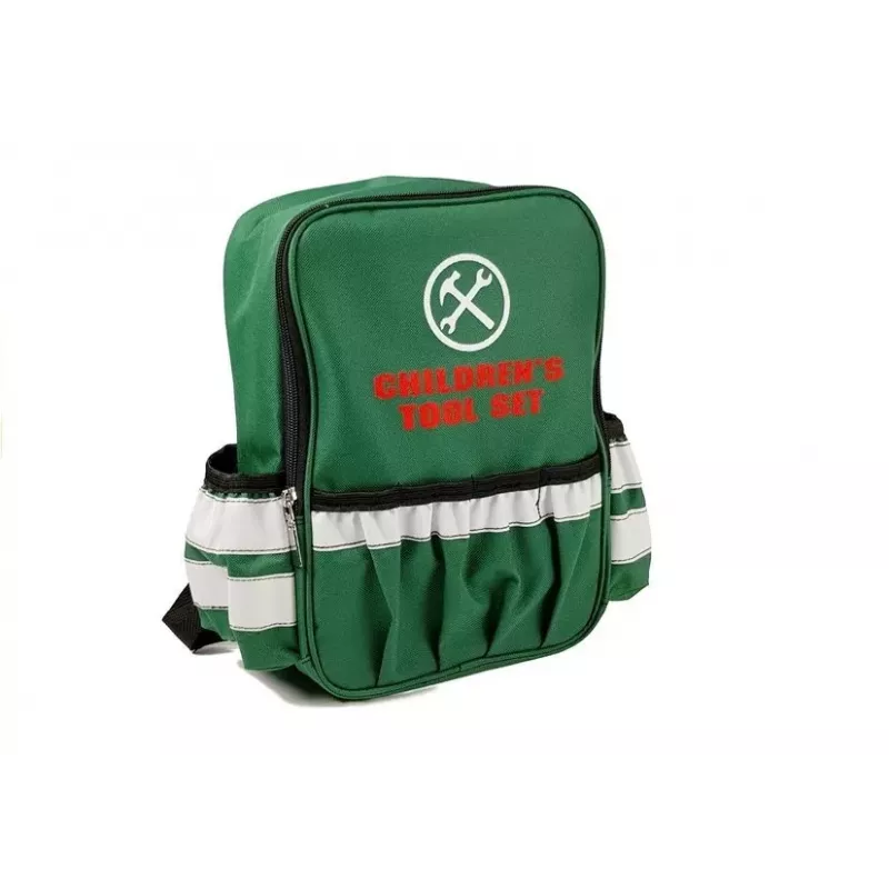 LEAN TOYS Mochila de ferramentas DIY com berbequim 100 peças