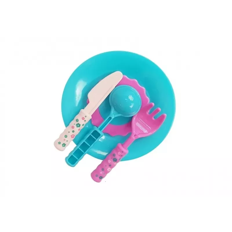LEAN TOYS Conjunto de doces sobremesas gelado bolachas acessórios - conjunto de comida de brincar