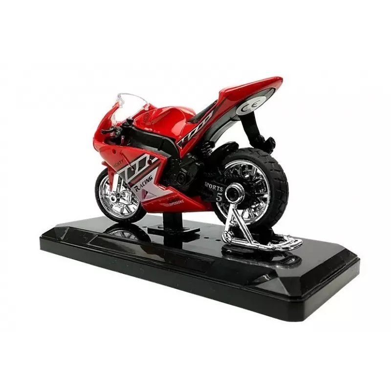 LEAN TOYS Mota desportiva com som 1:18 4 cores