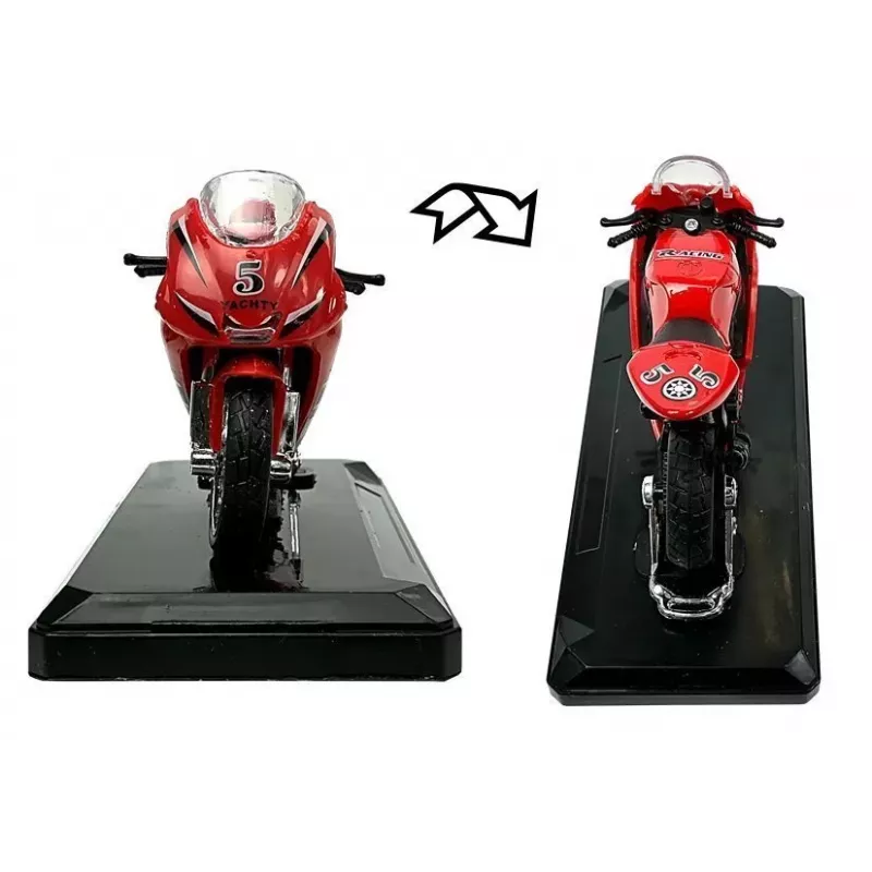 LEAN TOYS Mota desportiva com som 1:18 4 cores