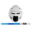 LEAN TOYS Pistola laser espacial com espada e máscara