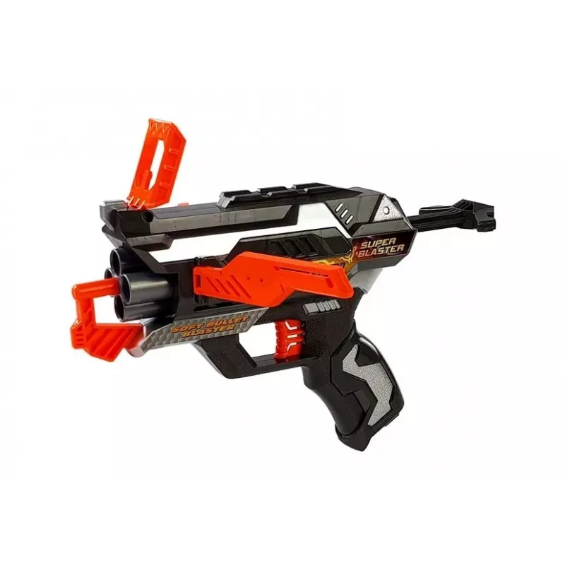 LEAN TOYS Pistola de dardos de espuma expansível com máscara