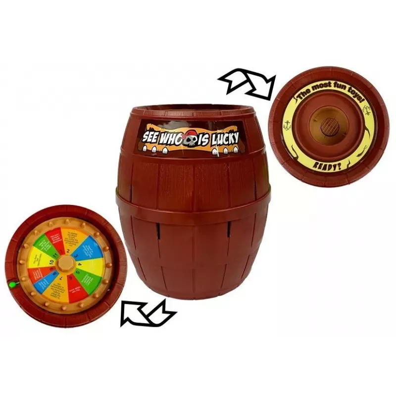 LEAN TOYS Jogo Pica o Pirata Pop-up Pirate