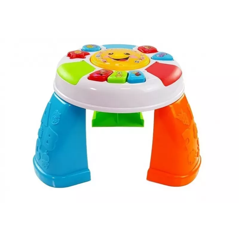 LEAN TOYS Mesa de atividades para bebé colorida com sons