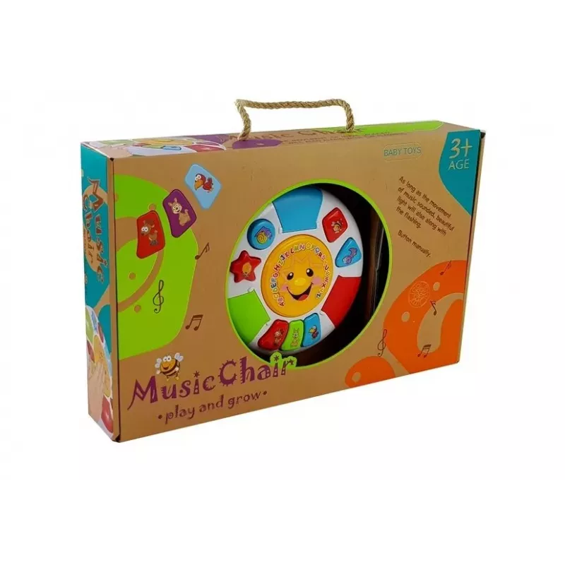 LEAN TOYS Mesa de atividades para bebé colorida com sons