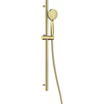 DEANTE Squero conjunto de duche de 3 funções com barra, cromado, chuveiro de mão de 100 mm