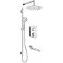 DEANTE conjunto de duche encastrado com misturadora BOX Hiacynt cromado