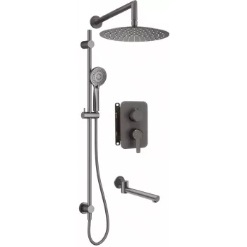 DEANTE conjunto de duche encastrado com misturadora BOX cromado