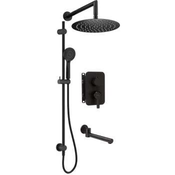 DEANTE conjunto de duche encastrado com misturadora BOX Hiacynt cromado