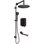 DEANTE conjunto de duche encastrado com misturadora BOX Hiacynt cromado