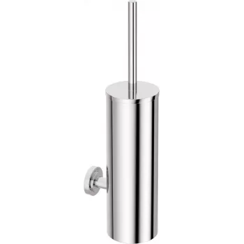 DEANTE escova de sanita de parede com suporte – aço inoxidável preto mate, série Liron