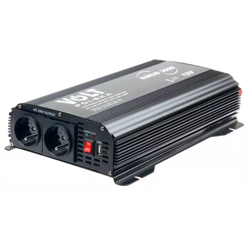 Inversor de corrente Volt Polska Sinus 3000 12V/230V, 1500/3000 W (3SIP300012)