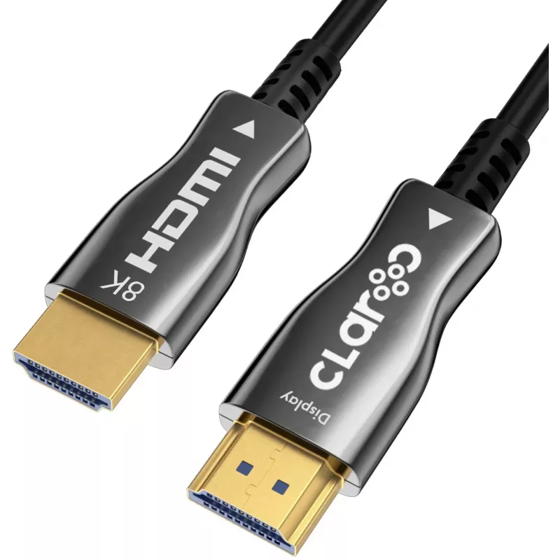 Cabo ótico ativo Claroc HDMI 2.1 AOC 8K 120Hz 70 m