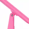 LEAN Espelho de maquilhagem LED dobrável com ampliação rotação por toque rosa