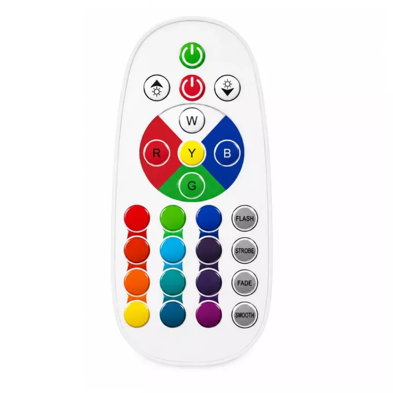 LEAN Candeeiro noturno decorativo LED RGB aquário com peixes 16 cores USB branco